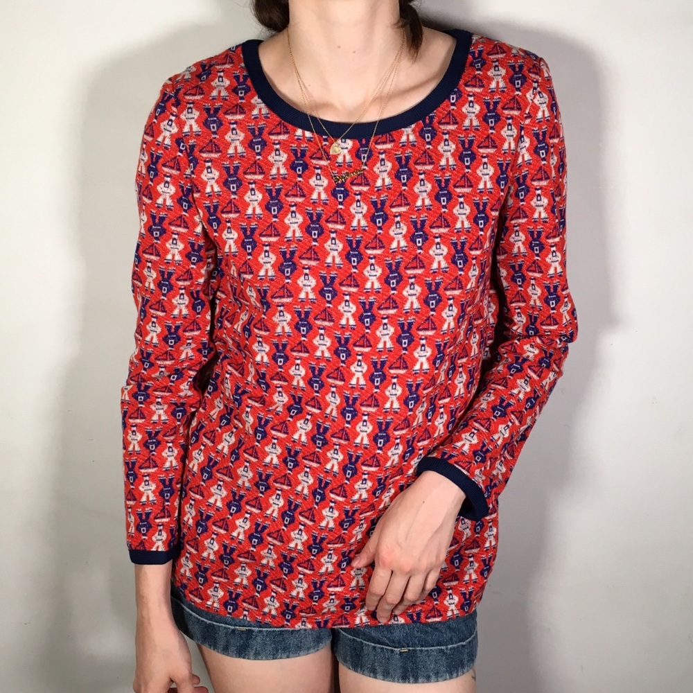 Vintage 60’s/70’s Knit Sailor Sweater